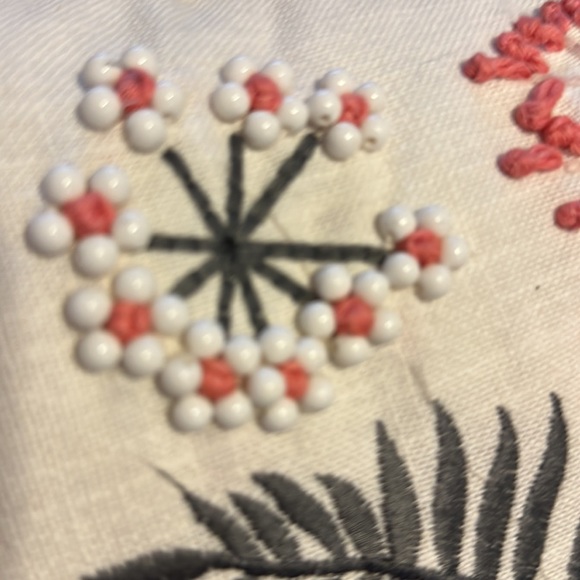 Lacourte Kuro Cotton 20" x 20"Decorative Pillow- Duck feathers & Embelli… - Picture 6 of 12